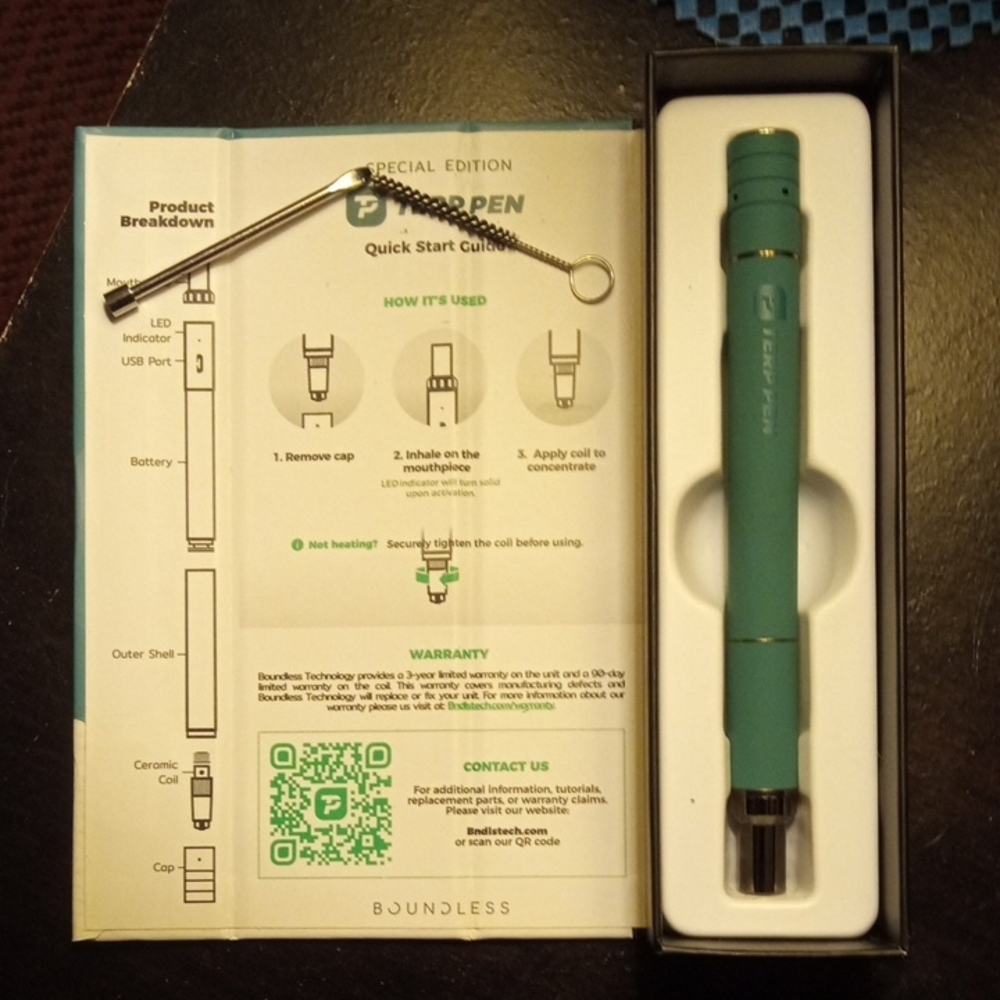 *SOLD*..🤤Boundless Special Edition Terp (Concentrate) Pen in Teal